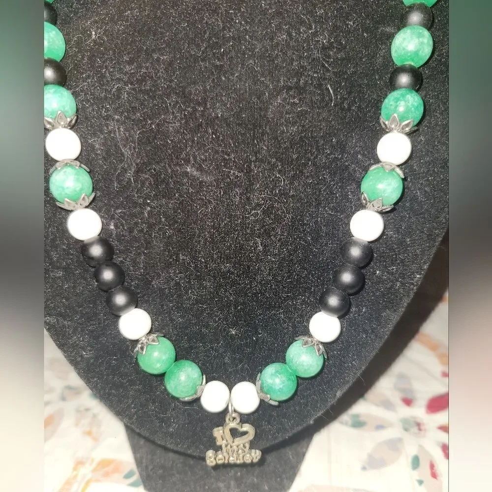 COPY - I love my soldier necklace